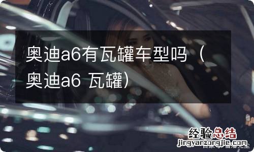 奥迪a6 瓦罐 奥迪a6有瓦罐车型吗