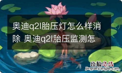奥迪q2l胎压灯怎么样消除 奥迪q2l胎压监测怎么设置