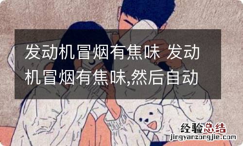 发动机冒烟有焦味 发动机冒烟有焦味,然后自动熄火了