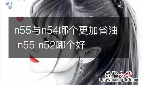 n55与n54哪个更加省油 n55 n52哪个好