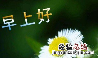 激励问候早安的句子 问候早安的句子