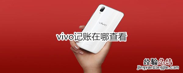 vivo记账在哪查看