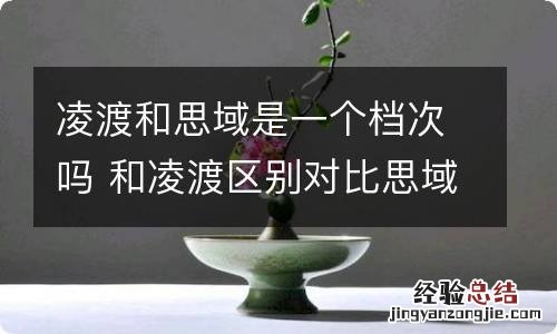 凌渡和思域是一个档次吗 和凌渡区别对比思域