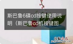 斯巴鲁cd机按键图解 斯巴鲁6碟cd按键使用说明