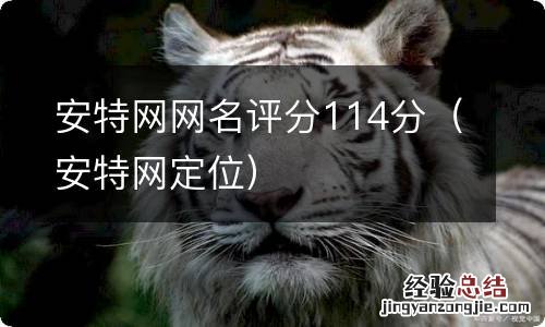 安特网定位 安特网网名评分114分