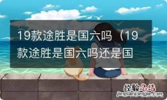 19款途胜是国六吗还是国五 19款途胜是国六吗