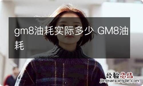 gm8油耗实际多少 GM8油耗