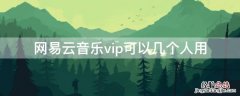 网易音乐会员可以同时几个人用 网易云音乐vip可以几个人用