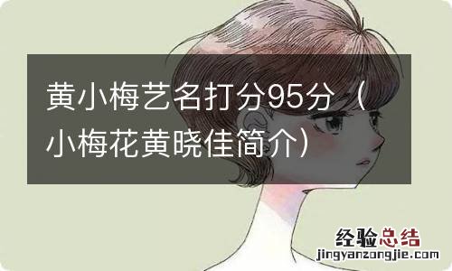 小梅花黄晓佳简介 黄小梅艺名打分95分