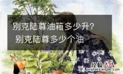 别克陆尊油箱多少升？ 别克陆尊多少个油