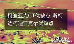 柯迪亚克GT优缺点 斯柯达柯迪亚克gt优缺点