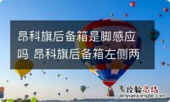 昂科旗后备箱是脚感应吗 昂科旗后备箱左侧两个拉手