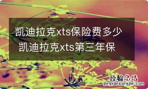 凯迪拉克xts保险费多少 凯迪拉克xts第三年保险费用