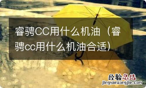 睿骋cc用什么机油合适 睿骋CC用什么机油