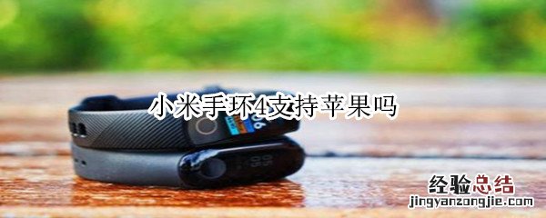 小米手环4支持苹果吗