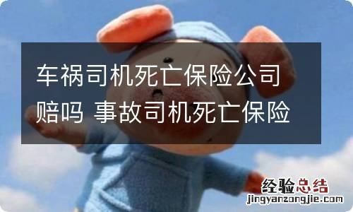 车祸司机死亡保险公司赔吗 事故司机死亡保险赔钱吗?