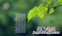 二十四节气大暑小暑是怎么来的 二十四节气大暑小暑的由来