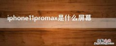 iPhone11promax是什么屏幕 iphone11promax是什么屏幕材质