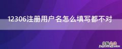 12306注册用户名怎么填写都不对 铁路12306注册用户名怎么写都不能登