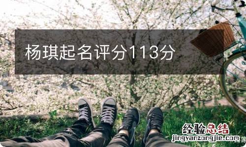 杨琪起名评分113分