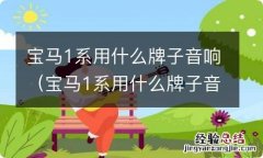 宝马1系用什么牌子音响比较好 宝马1系用什么牌子音响