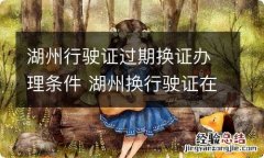 湖州行驶证过期换证办理条件 湖州换行驶证在哪里