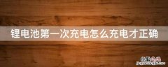 手机锂电池第一次充电怎么充电才正确 锂电池第一次充电怎么充电才正确