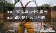 maral00是华为什么型号 maral00是什么型号的华为手机