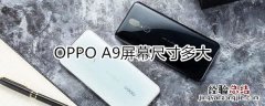 oppoa9屏幕尺寸