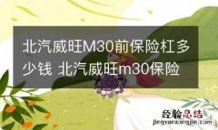 北汽威旺M30前保险杠多少钱 北汽威旺m30保险丝