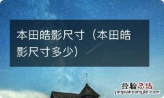 本田皓影尺寸多少 本田皓影尺寸