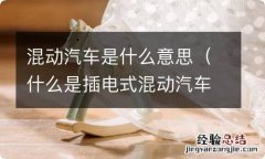 什么是插电式混动汽车是什么意思 混动汽车是什么意思