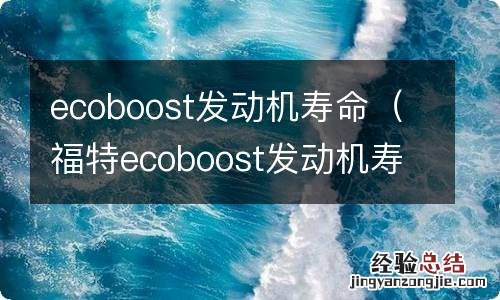 福特ecoboost发动机寿命 ecoboost发动机寿命