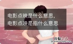 电影点映是什么意思，电影点映是指什么意思