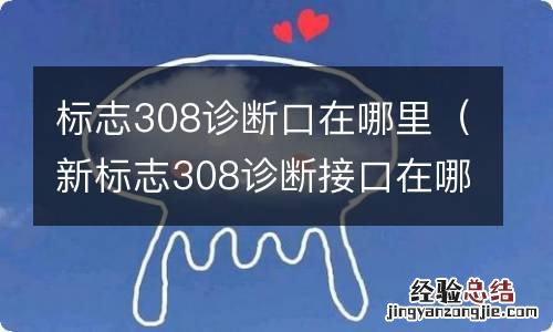 新标志308诊断接口在哪个位置 标志308诊断口在哪里