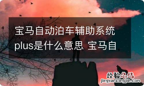 宝马自动泊车辅助系统plus是什么意思 宝马自动泊车plus有什么区别