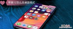 iPhone12怎么改桌面格式