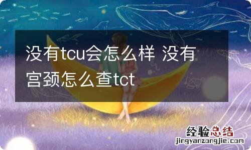 没有tcu会怎么样 没有宫颈怎么查tct