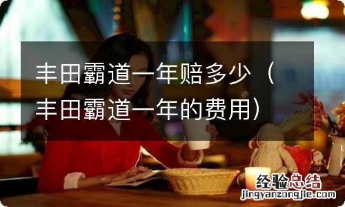 丰田霸道一年的费用 丰田霸道一年赔多少