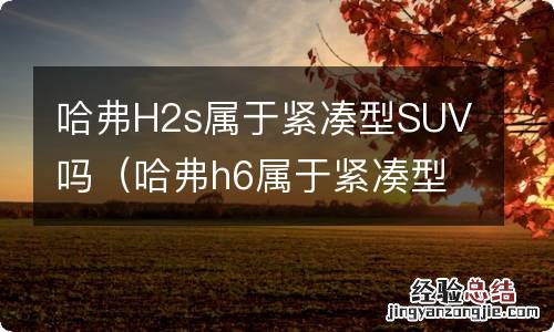 哈弗h6属于紧凑型suv吗 哈弗H2s属于紧凑型SUV吗