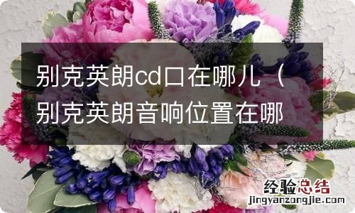 别克英朗音响位置在哪 别克英朗cd口在哪儿