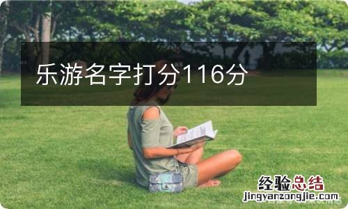 乐游名字打分116分