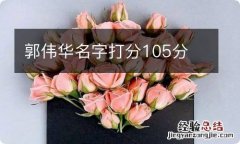 郭伟华名字打分105分