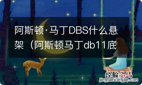 阿斯顿马丁db11底盘 阿斯顿·马丁DBS什么悬架