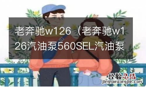 老奔驰w126汽油泵560SEL汽油泵工作原理 老奔驰w126