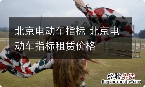 北京电动车指标 北京电动车指标租赁价格