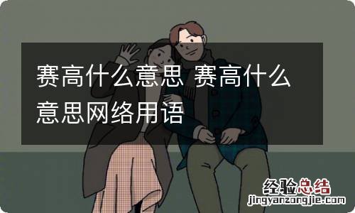 赛高什么意思 赛高什么意思网络用语