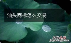 汕头商标怎么交易