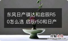 东风日产骐达和启辰R50怎么选 启辰r50和日产骐达区别