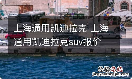 上海通用凯迪拉克 上海通用凯迪拉克suv报价